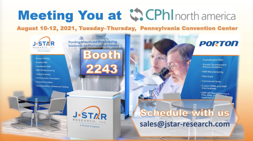 J-STAR Research Exhibiting at CPhI North America August 10-12 Feature Image
