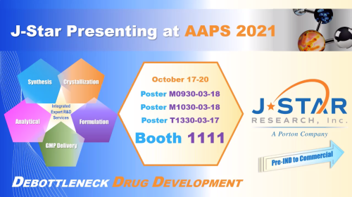J-STAR Research Experts to Present at AAPS PharmSci360 2021 Feature Image